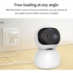 IP Κάμερα Τύπου Θόλος 2K 360º WiFi Android/iOS & Αναγνώριση Προσώπου Andowl Q-S2099 – Λευκό
