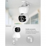 IP Κάμερα Τύπου Θόλος 2K 360º WiFi Android/iOS & Αναγνώριση Προσώπου Andowl Q-S2099 – Λευκό