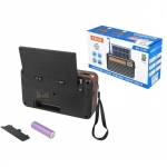 Επιτραπέζιο Ραδιόφωνο Ηλιακό με Bluetooth και USB CMiK MK-193BT Καφέ