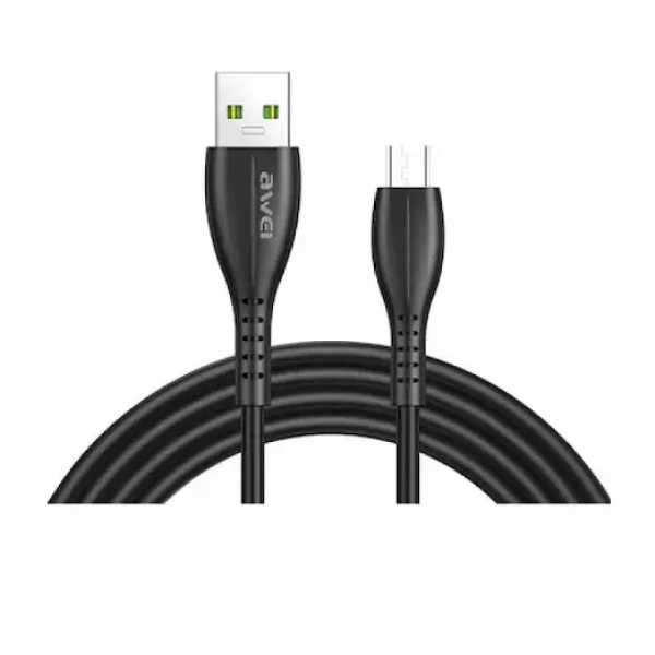 Καλώδιo micro USB Awei CL-115M Regular USB 2.0 to micro USB Cable Μαύρο 1m