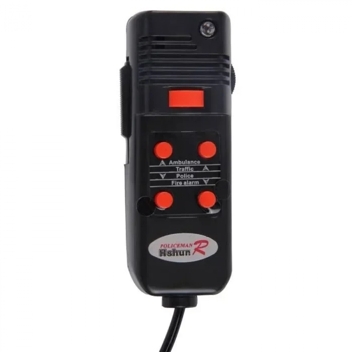 Κόρνα με 5 διαφορετικούς τόνους & μικρόφωνο 12V 300dB 60watt HJS-78005 Μαύρο