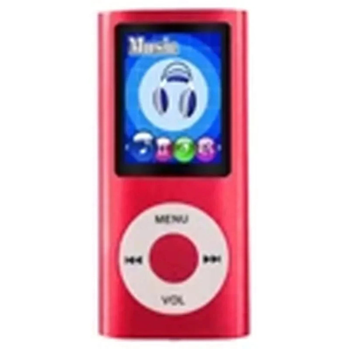 MP4 Player με Οθόνη 1.8″ χωρίς εσωτερική μνήμη Κόκκινο Andowl QPOD5