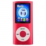 MP4 Player με Οθόνη 1.8″ χωρίς εσωτερική μνήμη Κόκκινο Andowl QPOD5