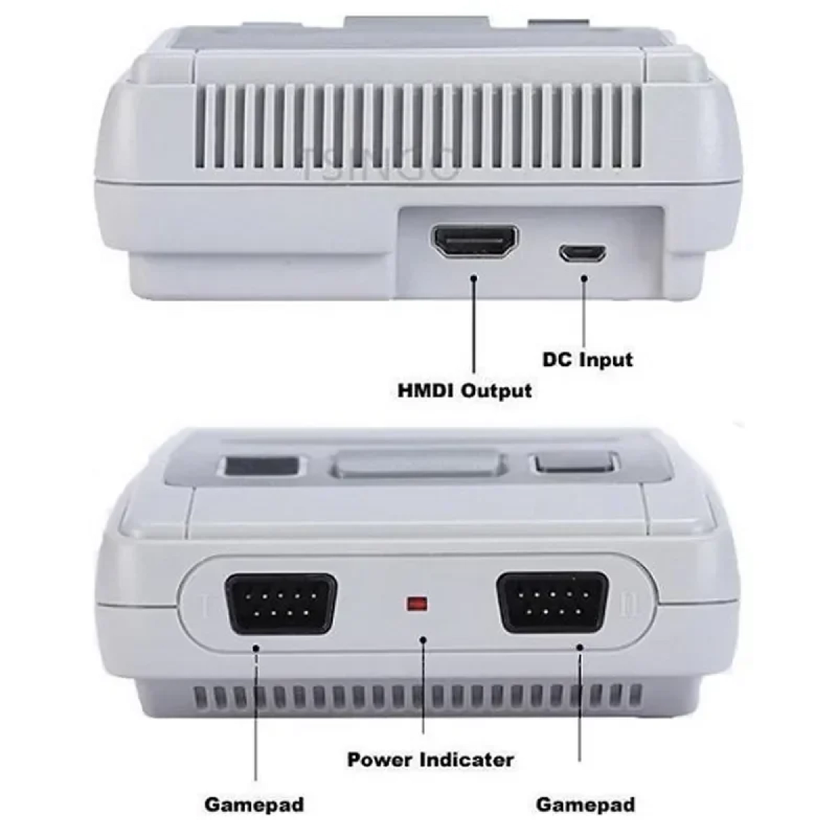 Retro κονσόλα παιχνιδομηχανή 621 παιχνίδια HDMI super mini SFC