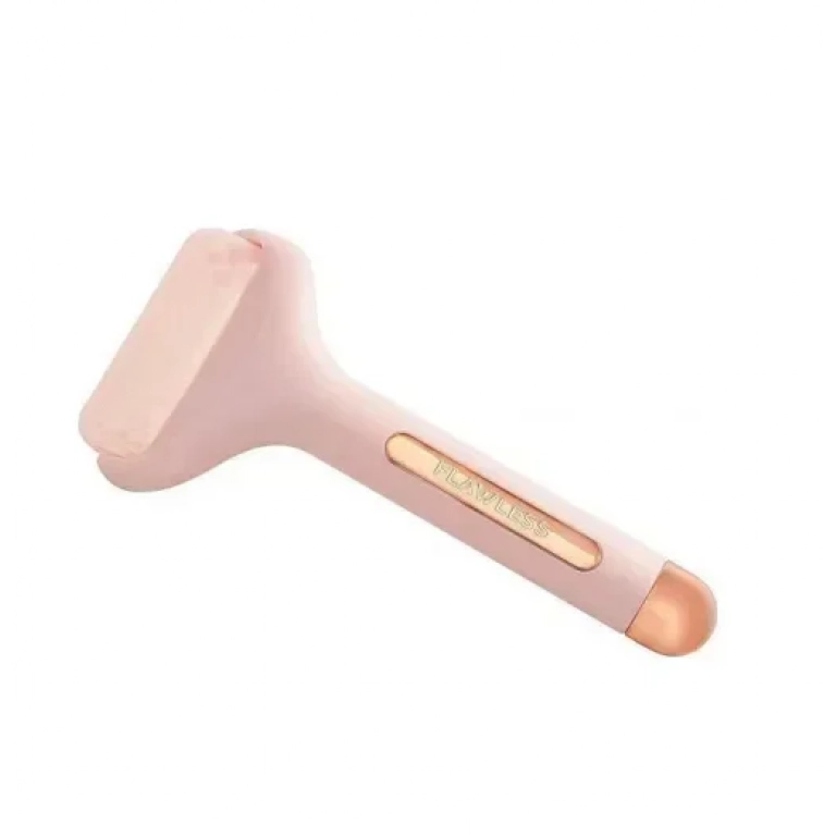 Συσκευή μασάζ για πρόσωπο, αυχένα και σώμα Flawless Ice Roller ροζ χρυσό