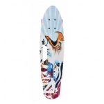 Τροχοσανίδα Skateboard με Τροχούς YB-109 Led Wheels