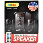 Σύστημα ηχείων υπολογιστή 2.1 Andowl με ισχύ 15W Q-YX107T μαύρο