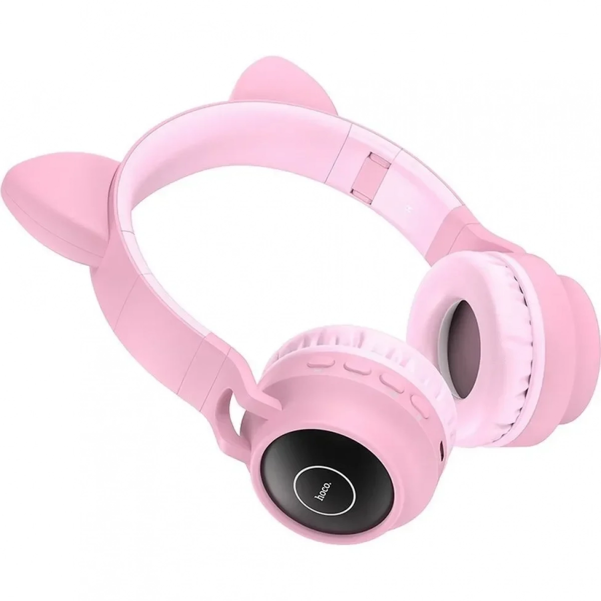 Ακουστικά ενσύρματα/ασύρματα Cat Ear Hoco W27 ροζ