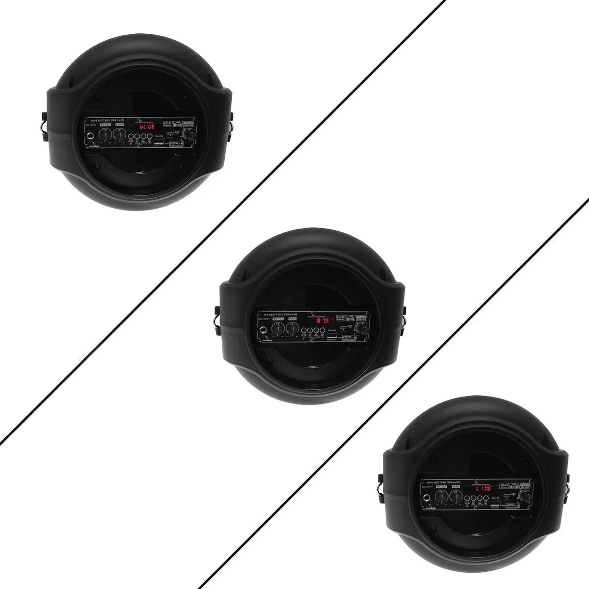 Φορητό ηχείο με bluetooth και μικρόφωνο karaoke Kimiso QS-4001 μαύρο
