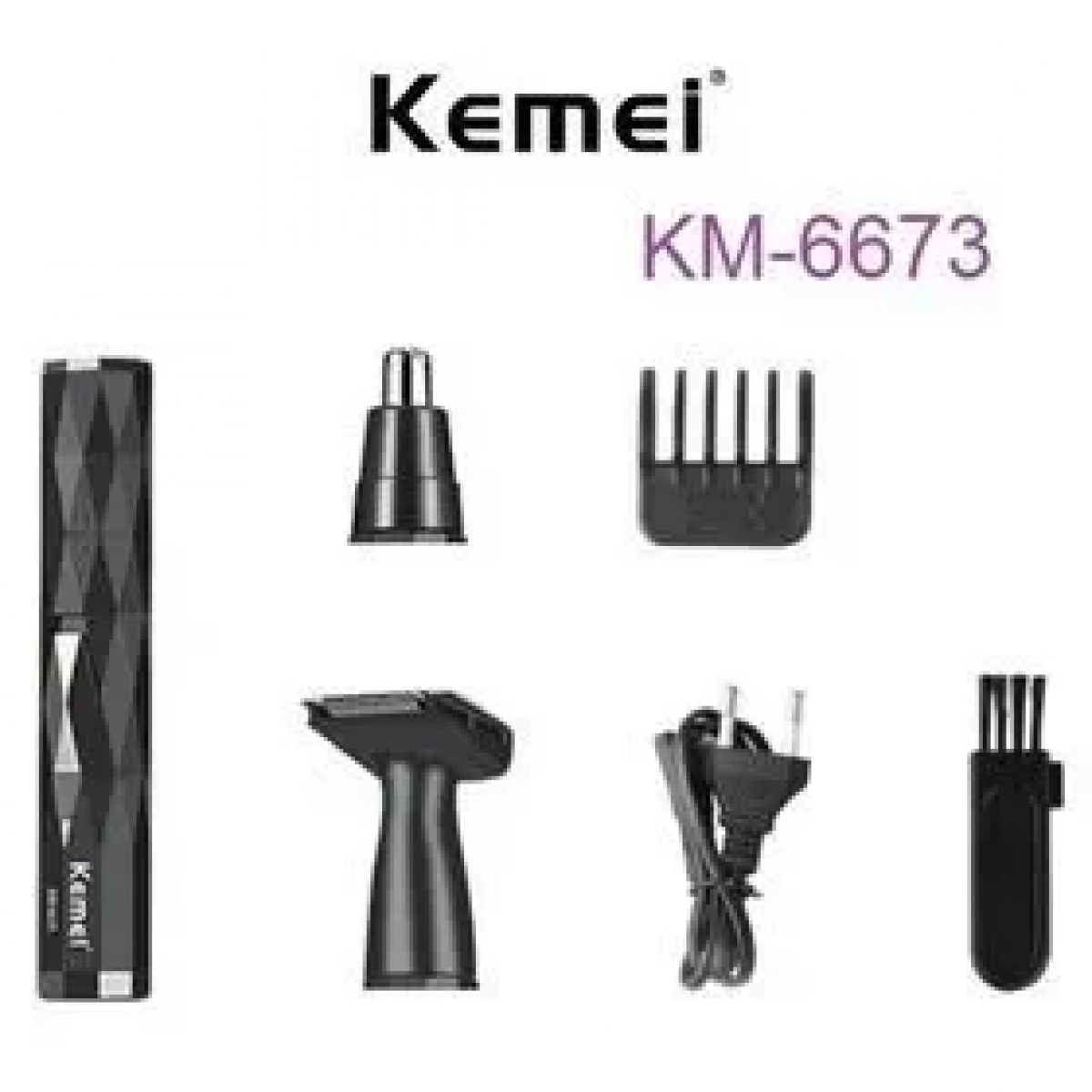 Kemei Trimmer Μηχανή Επαναφορτιζόμενη KM-6673