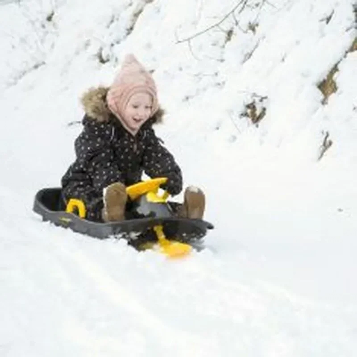Παιδικό Έλκηθρο Πλαστικό Intelligente Knete Μαύρο