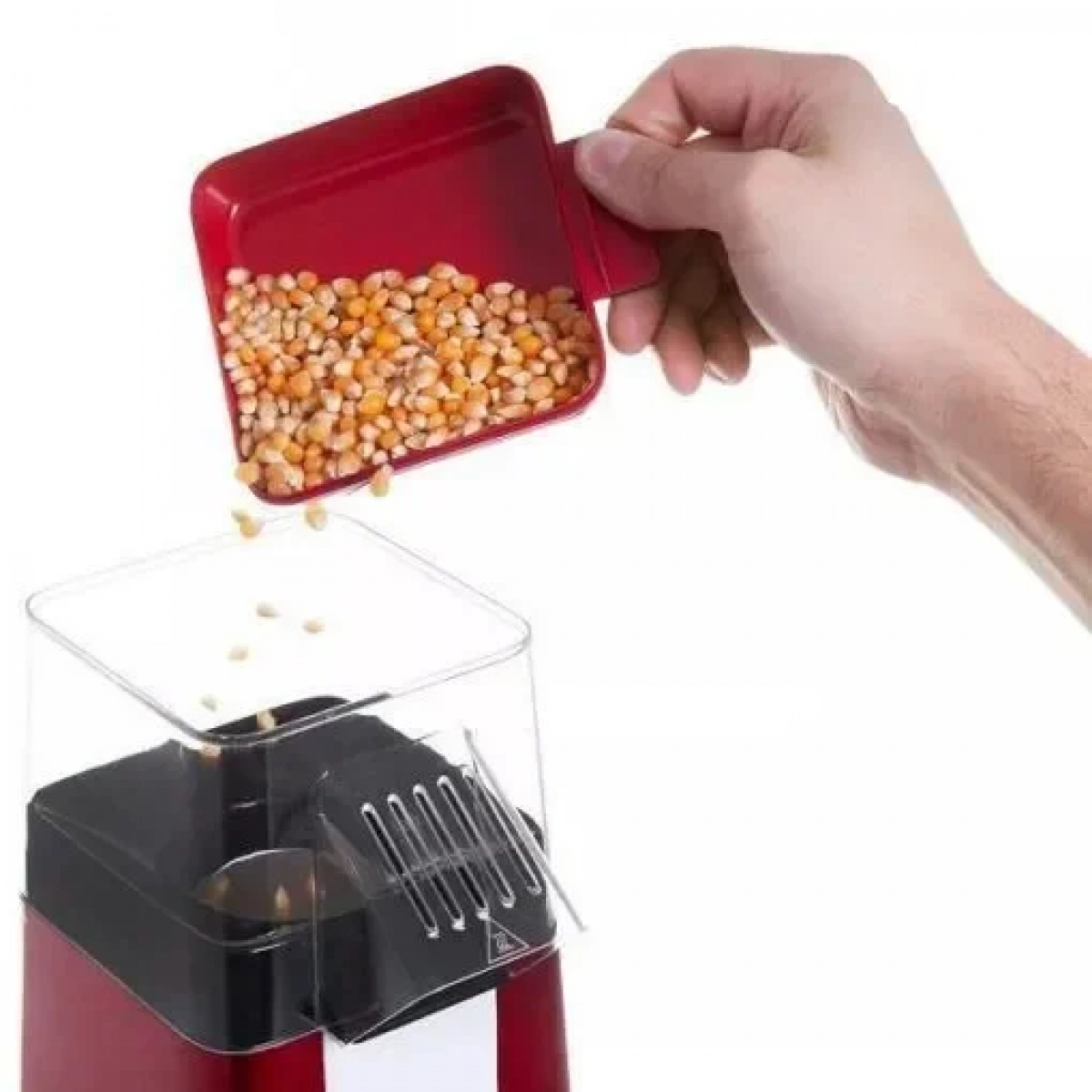 Μηχανή Popcorn με ζεστό αέρα 1200W Sokany SK-289 κόκκινο