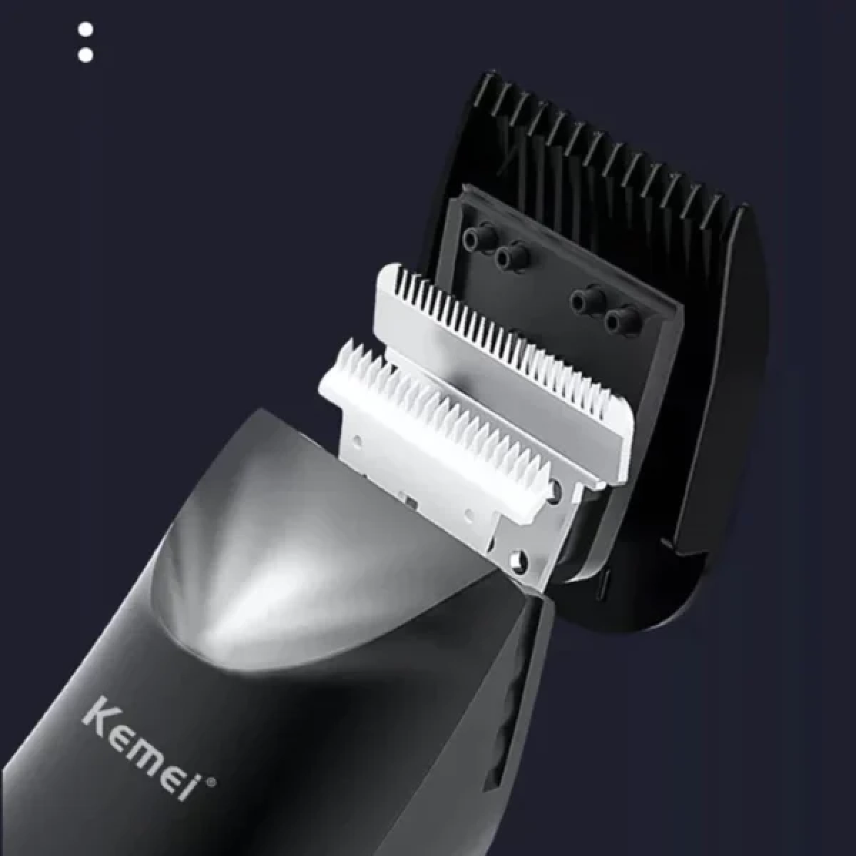 Kemei KM-1838 Επαναφορτιζόμενη Κουρευτική Μηχανή - Image 4