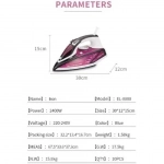 Επαγγελματικό σίδερο ατμού Sokany EL-8888 2400W Steam Iron Μωβ