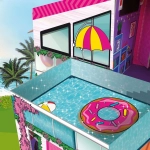 Lisciani Barbie Dream House Ονειρεμένη Βίλα Διακοπών με Κούκλα και ΔΩΡΟ η λαμπάδα - Image 6