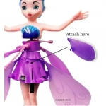 Κούκλα ιπτάμενη νεράιδα Beautiful Flying Fairy Doll Μωβ