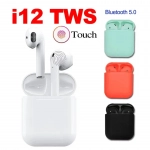 Ασύρματα Ακουστικά Earbuds Bluetooth v5 i12 TWS Wireless Touch OEM