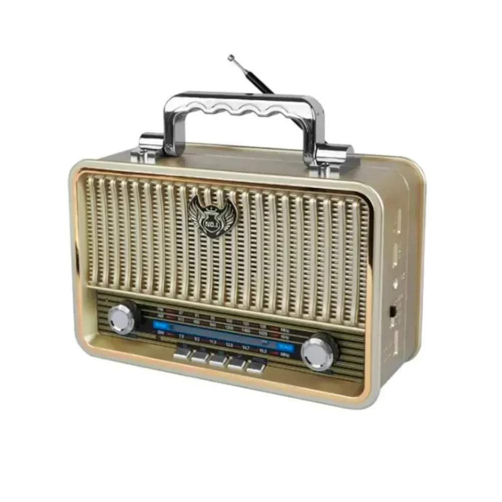 Ραδιόφωνο Am /Fm Ρετρό Cmik Mk-195 Ρεύμα Και Επαναφορτιζόμενο