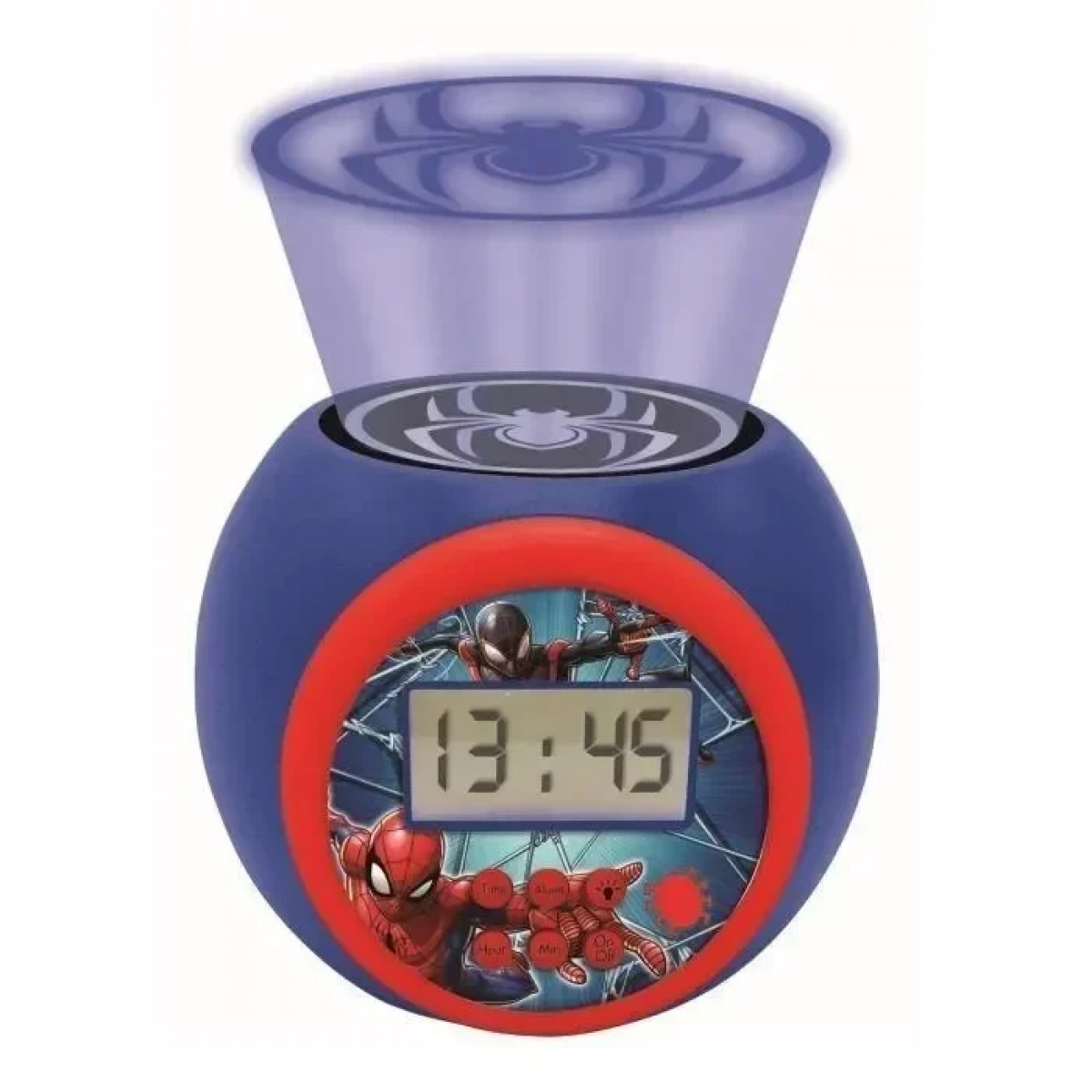 Παιδικό Ρολόι Ξυπνητήρι με Projector Lexibook Spiderman και ΔΩΡΟ η λαμπάδα - Image 5