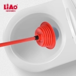 Αποφρακτική τρόμπα τουαλέτας Liao H130004 κόκκινο - Image 2