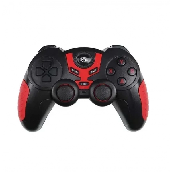 Ασύρματο χειριστήριο Gamepad Bluetooth για Android μαύρο κόκκινο