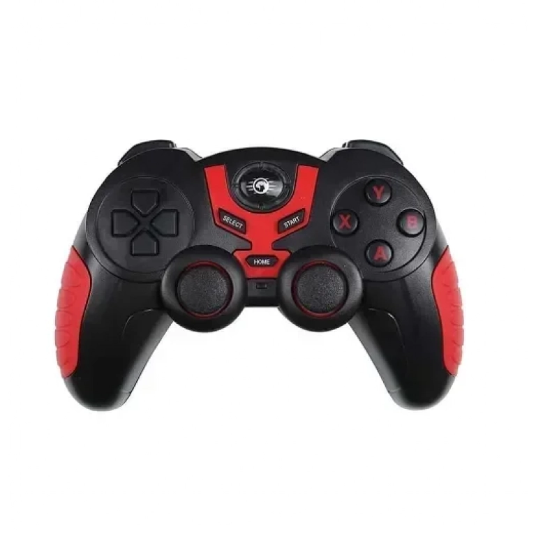 Ασύρματο χειριστήριο Gamepad Bluetooth για Android μαύρο κόκκινο