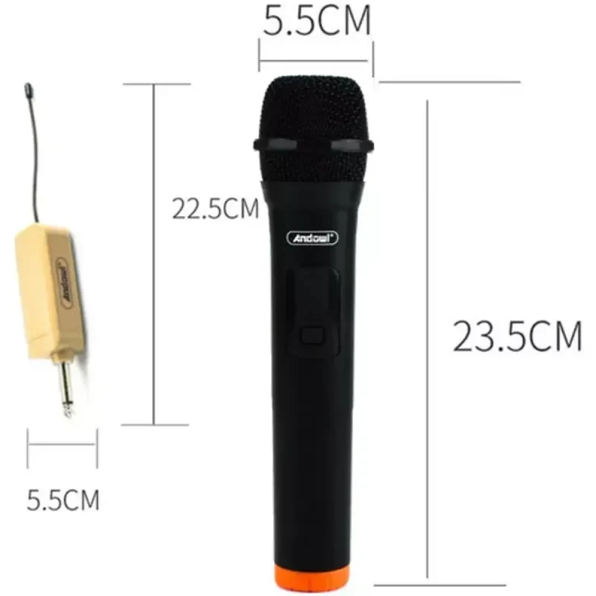 Ασύρματο Μικρόφωνο Χειρός karaoke Andowl Q-MIC555