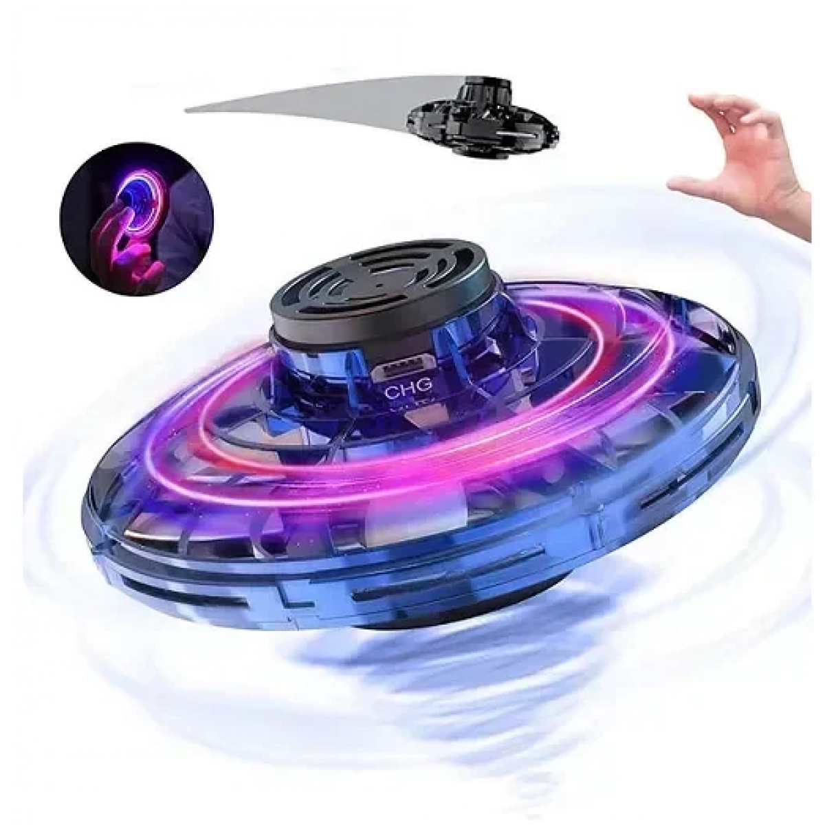 Επαναφορτιζόμενο Ιπτάμενο Fidget Spinner | G for Gadget