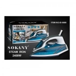 Επαγγελματικό σίδερο ατμού Sokany EL-8888 2400W Steam Iron Μπλε