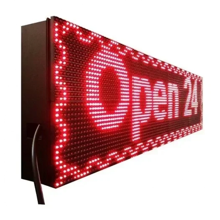 Φωτιζόμενη Πινακίδα SDS-8808 LED Κυλιόμενη Διπλής Όψης 100x40cm με Wi-Fi Κόκκινο