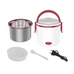 Hoomei HM-5650R Δοχείο Φαγητού Inox 0.7L, 171x157x154mm με Ισχύ 40W σε κόκκινο - Image 2