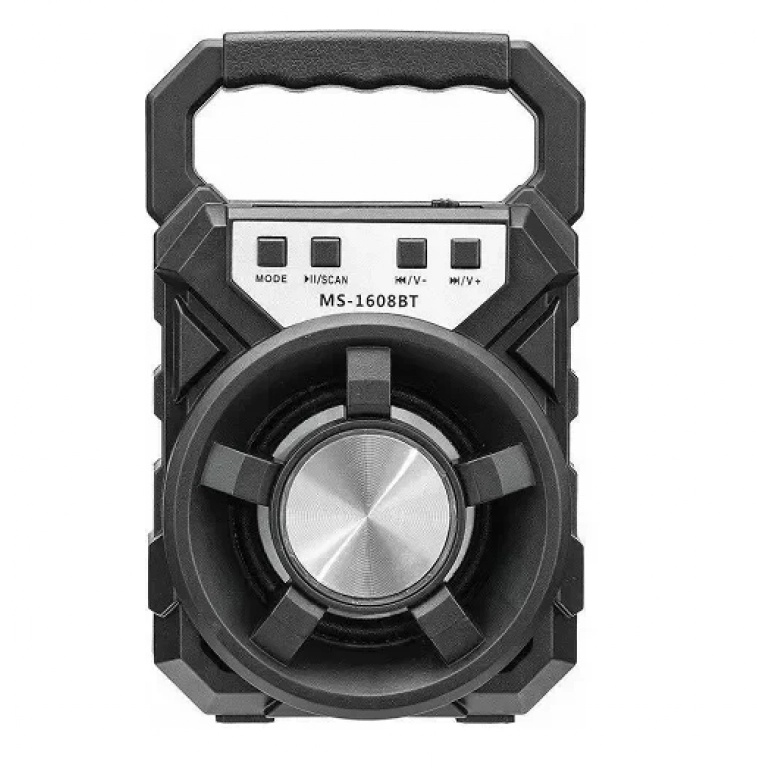 Ηχείο bluetooth με ραδιόφωνο MS-1608BT μαύρο