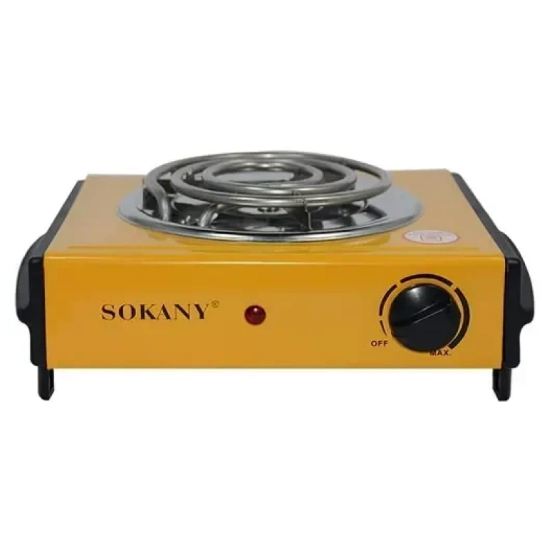 Ηλεκτρικό μάτι με ισχύ 1000W Sokany YQ-100B κίτρινο
