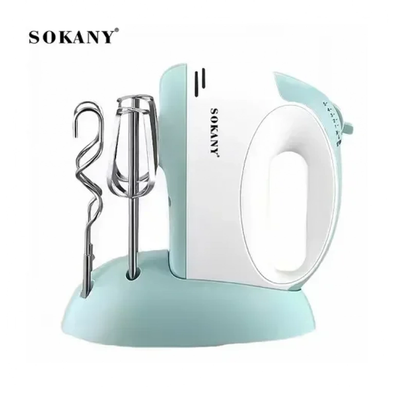 Ηλεκτρικό μίξερ χειρός 100W με 5 ταχύτητες Sokany SK-6625