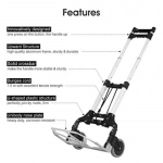 Καρότσι αλουμινίου τηλεσκοπικό 80KG KEV-YL01