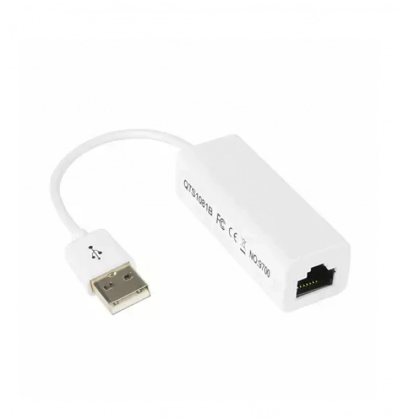 Κάρτα εξωτερικού δικτύου με βύσμα USB και υποδοχή RJ45 για ενσύρματη σύνδεση Ethernet