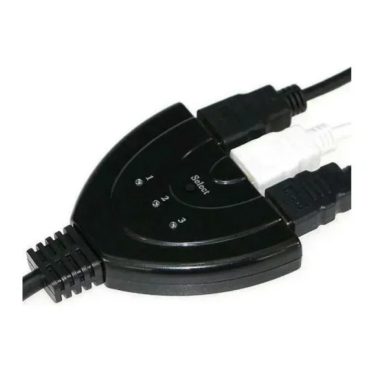 Μετατροπέας 4Κ HDMI switch 3 θύρες σε 1 Andowl Q-HD30 μαύρο