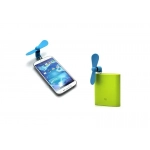 Μίνι ανεμιστηράκι κινητού για iphone με θύρα lightning μπλε - Image 2