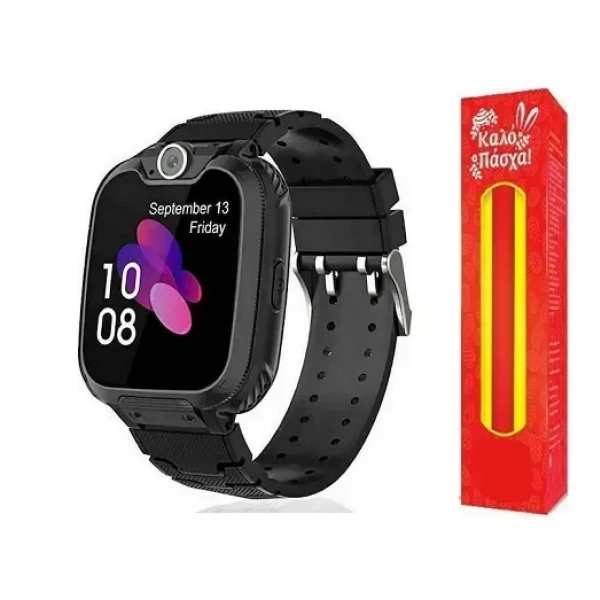 Παιδικό Smartwatch με GPS Q12 μαύρο με ΔΩΡΟ τη λαμπάδα