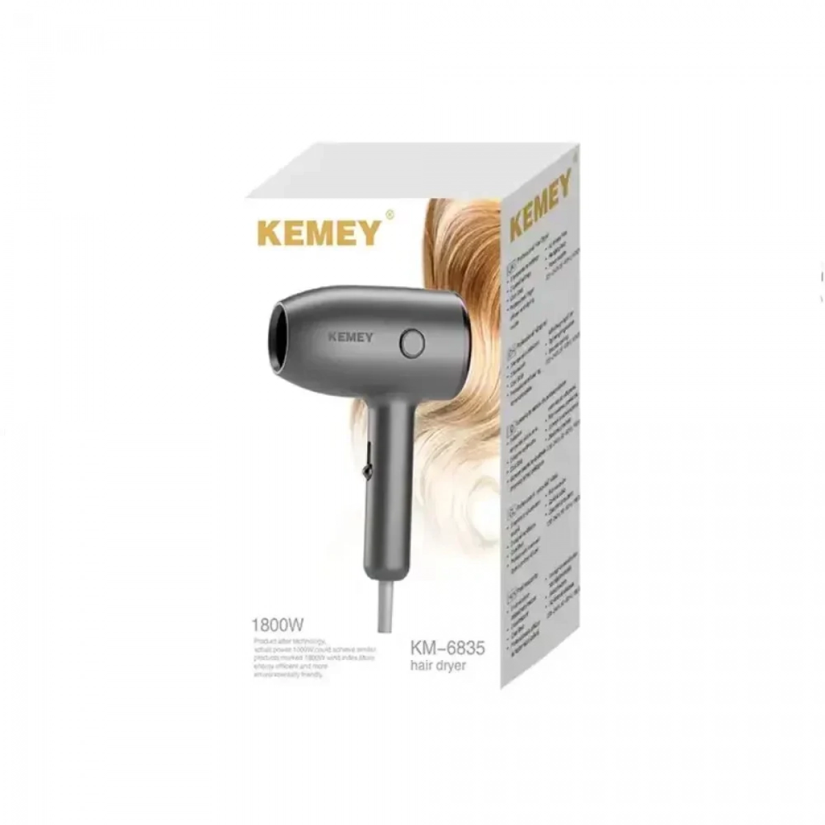 Πιστολάκι μαλλιών Kemei KM-6835 1300W - Photo5