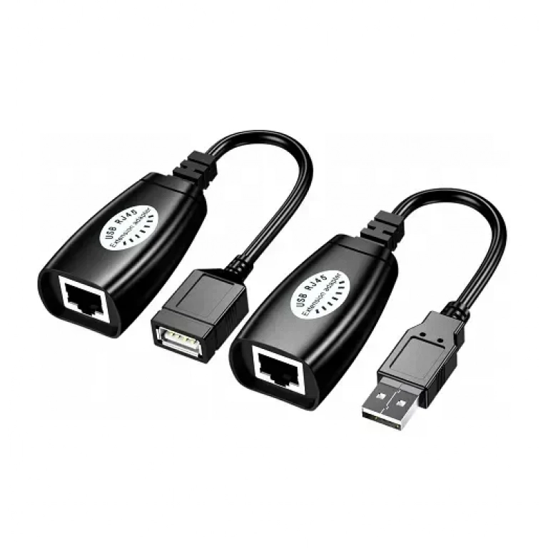 USB RJ45 καλώδιο επέκτασης Cable Extension Cable Connector Adapter