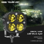 Προβολάκι LED Ομίχλης 3000K F150 12V 4500Lumens 1 τμχ