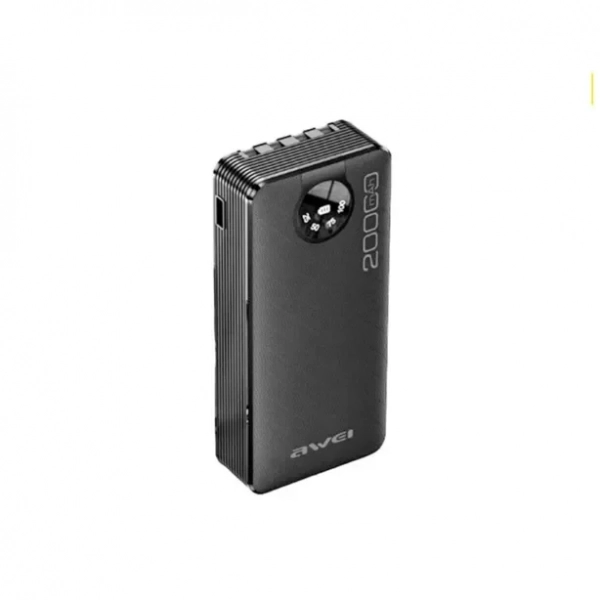 Awei P134K Power Bank 20000mAh με Θύρα USB-A και Θύρα USB-C Μαύρο