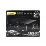 Ενισχυτής 300W με λειτουργία karaoke και τηλεχειριστήριο Andowl Q-GF777 μαύρο