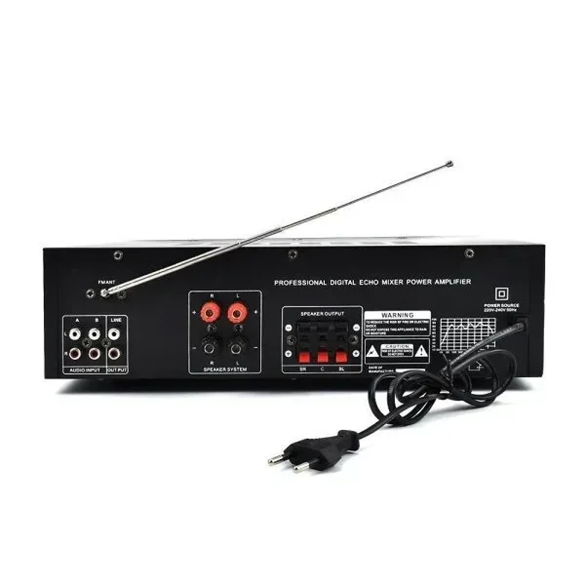 Ενισχυτής 300W με λειτουργία karaoke και τηλεχειριστήριο Andowl Q-GF777 μαύρο