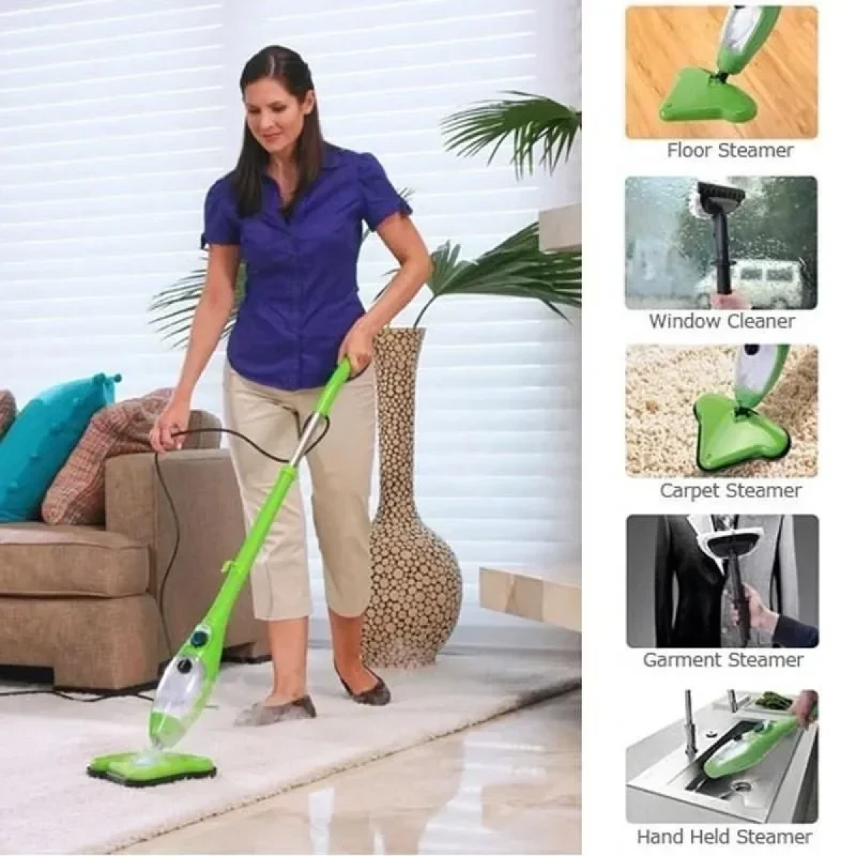 Ατμοκαθαριστής H2O Steam MOP x5 1300W