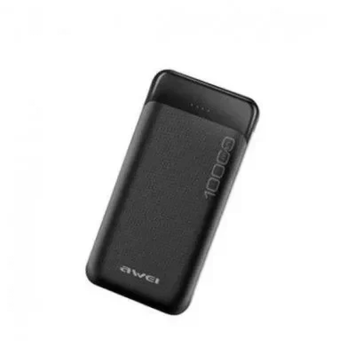Power Bank 10000mAh με 2 Θύρες USB-A και Θύρα USB-C Μαύρο Awei P37K