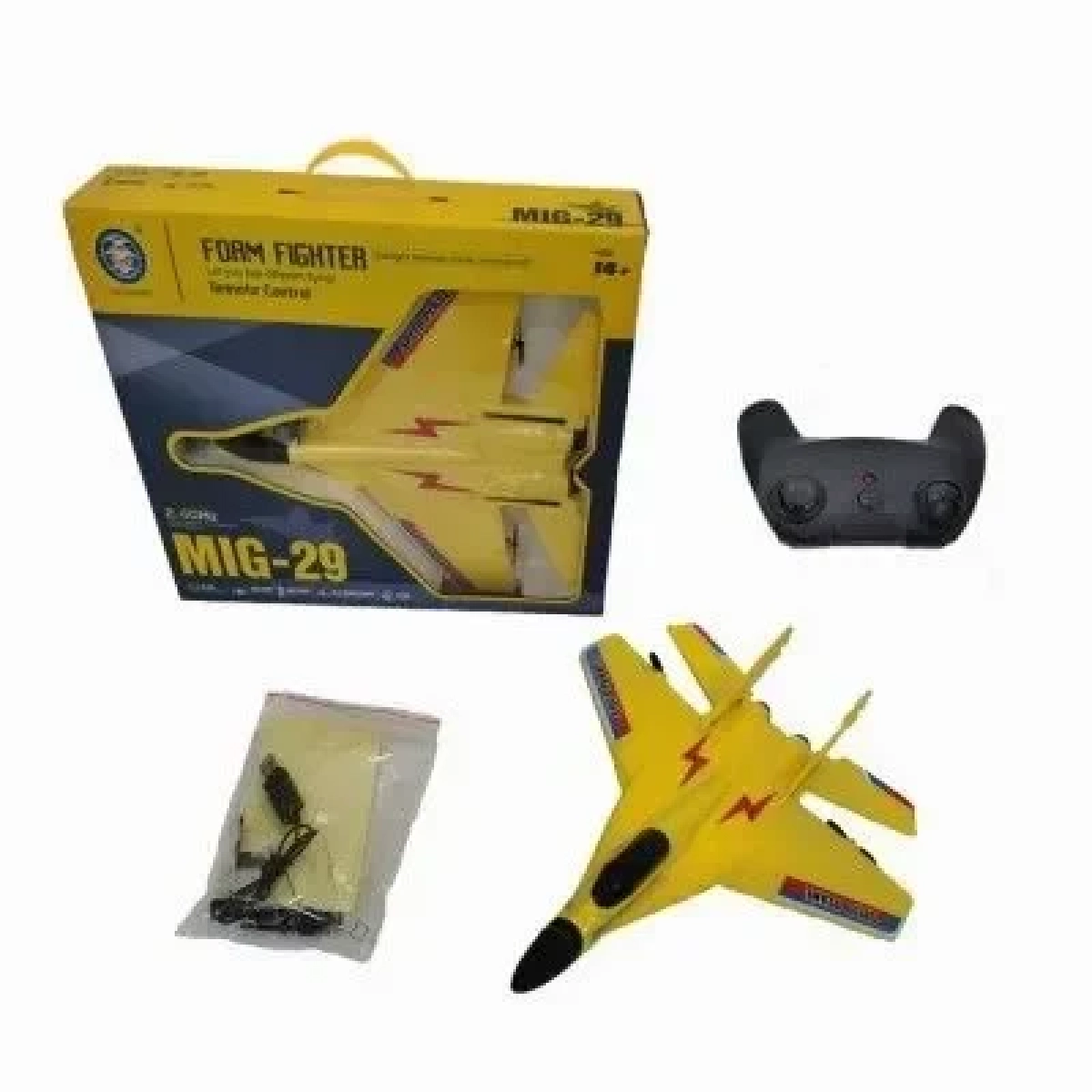 Τηλεκατευθυνόμενο Αεροπλανάκι 2.4Ghz MIG-29 – Κίτρινο