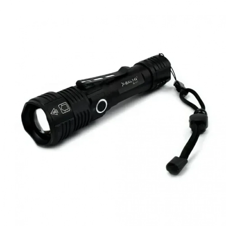 Φακός LED Αλουμινίου 4 Χρωμάτων Φωτισμού X-Balog BL-L11 – Μαύρος