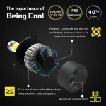 Λάμπες Αυτοκινήτου & Μοτοσυκλέτας Nighteye A315 S2 H1 LED 6500K Ψυχρό Λευκό 9-32V 72W 2τμχ